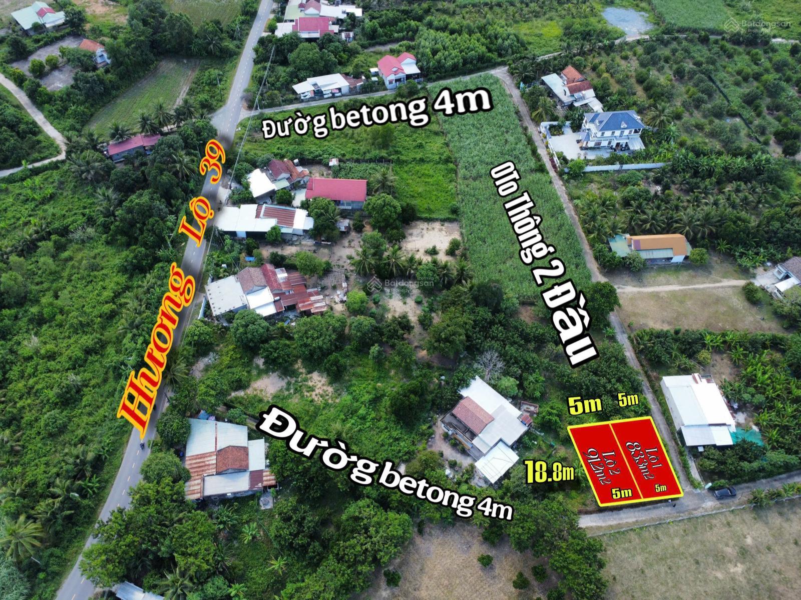 Q35. Bán 2 lô Diên Thọ ngay Tỉnh Lộ 2 (TL2) 500 triệu / lô