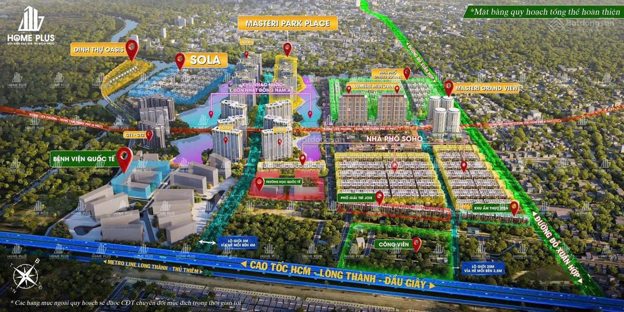 [Global City] Căn hộ Masteri Park Place, view nhạc nước & trung tâm thương mại lớn nhất miền nam.