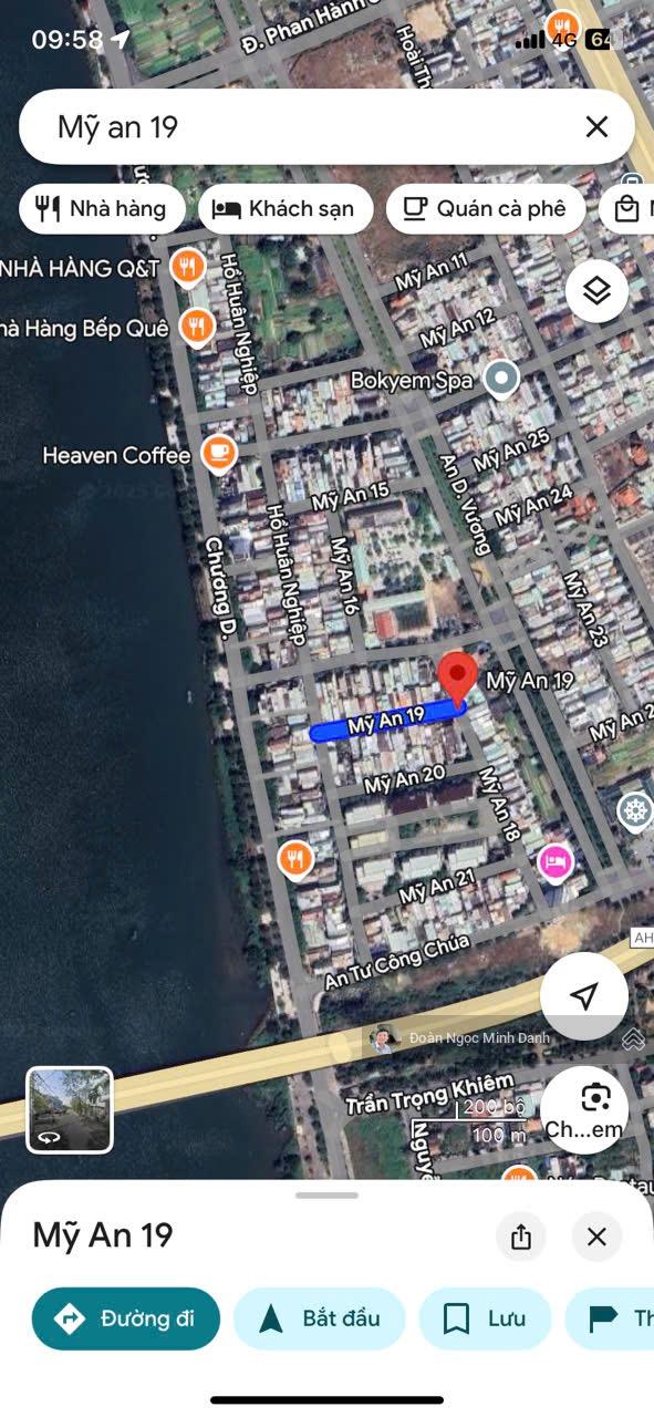 BÁN LÔ ĐẤT NỀN MỸ AN 19 PHƯỜNG MỸ AN NGŨ HÀNH SƠN ĐÀ NẴNG 96M2 NHỈNH 9 TỶ