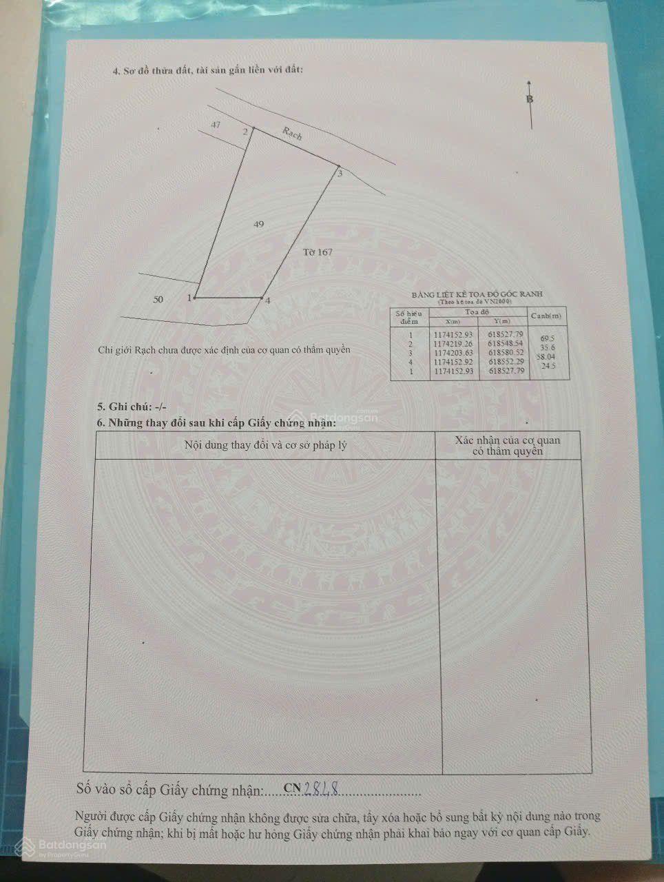 Bán đất nông nghiệp 3100m2. Đường xe hơi xã Bình Khánh. Cách đường Bà Xán 400m