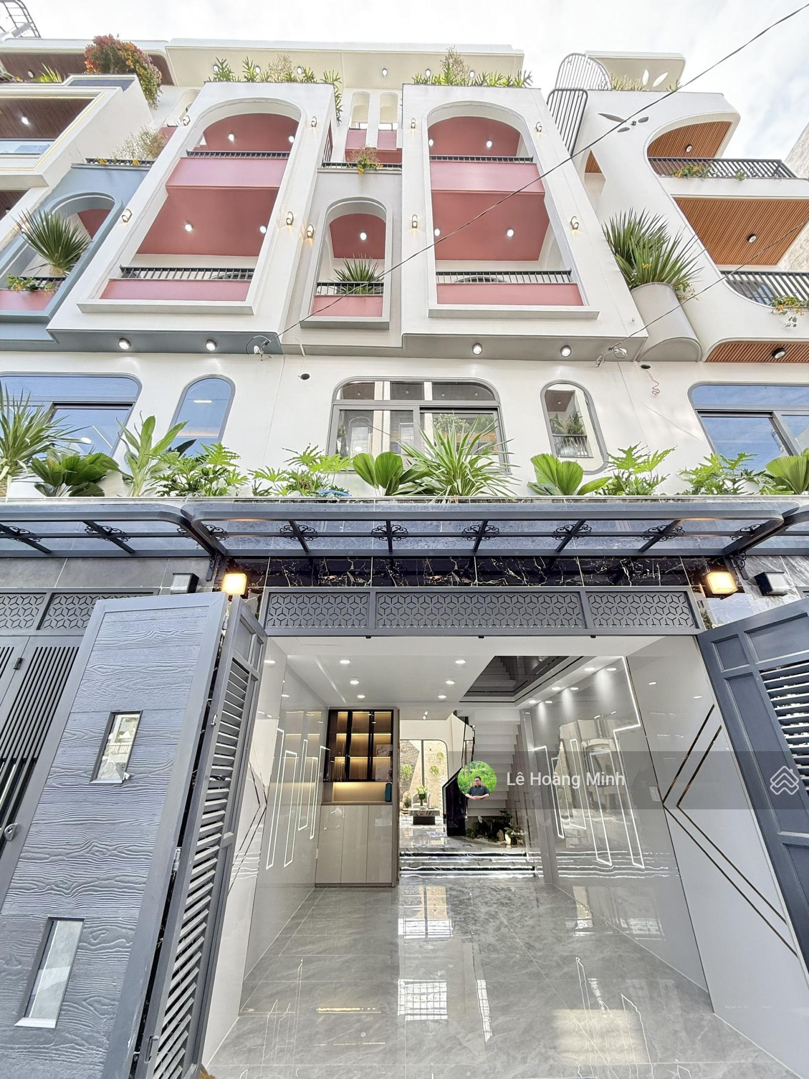 Siêu phẩm 4 tầng Hồ cá Koi hẻm nhựa 7m, Thạnh Xuân 25