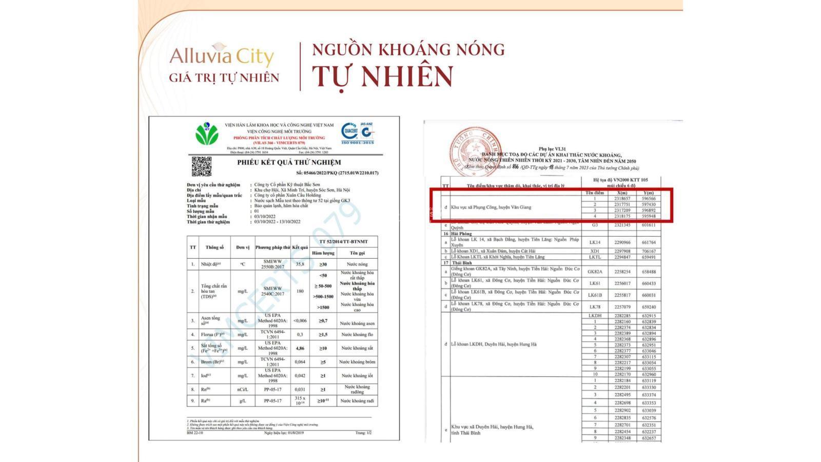 CC Khoáng nóng Alluvia - căn góc 3 phòng ngủ view đẹp