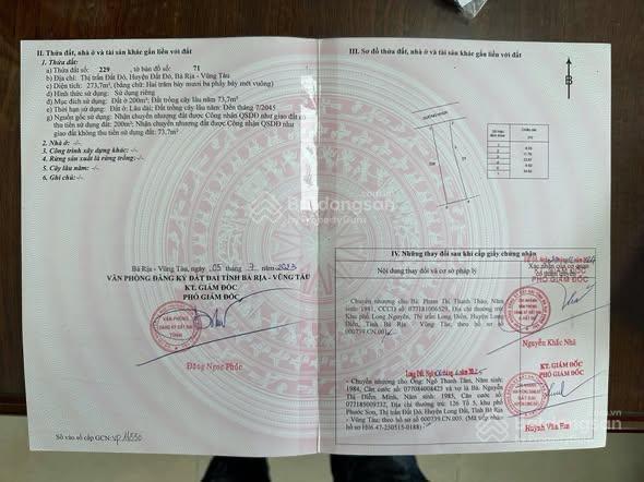 Cần bán lô đất mặt tiền Huyền Trân Công Chúa Gần chợ Đất Đỏ Cần bán lô đất mặt tiền Huyền Trân Công Chúa Gần chợ Đất Đỏ