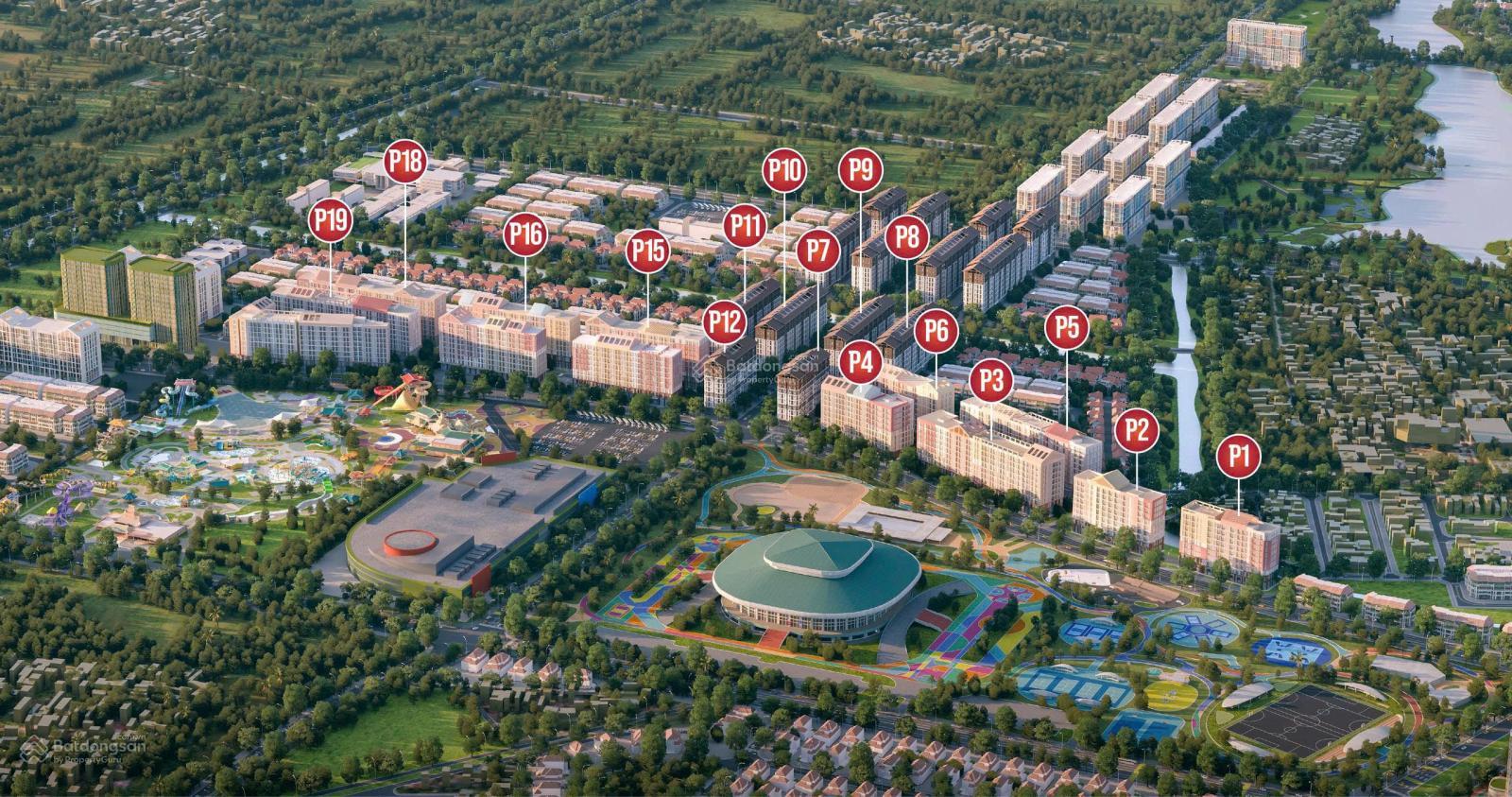 Lô góc 3N đẹp nhất tòa Park 7, Sun Urban City - mặt ngã tư Sun World, nhà thi đấu - 90m2 - 3 tỷ 1