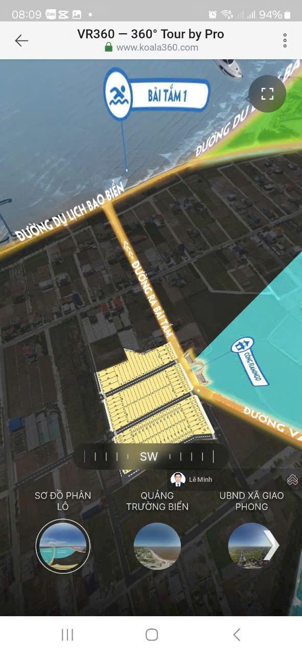 Chính chủ cần bán lô đất cạnh cổng KĐT Flamingo đi bộ 1 bước ra bãi tắm đường bao biển rộng 60m Chính chủ cần bán lô đất cạnh cổng KĐT Flamingo đi bộ 1 bước ra bãi tắm đường bao biển rộng 60m