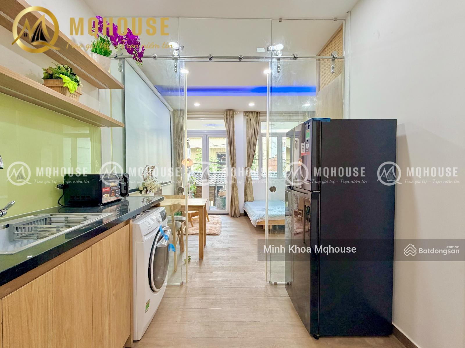 Cho thuê 1PN tách bếp ban công thoáng full nội thất đẹp ngay sân bay - CV Hoàng Văn Thụ