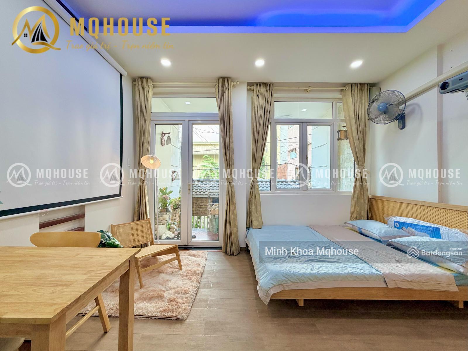 Cho thuê 1PN tách bếp ban công thoáng full nội thất đẹp ngay sân bay - CV Hoàng Văn Thụ