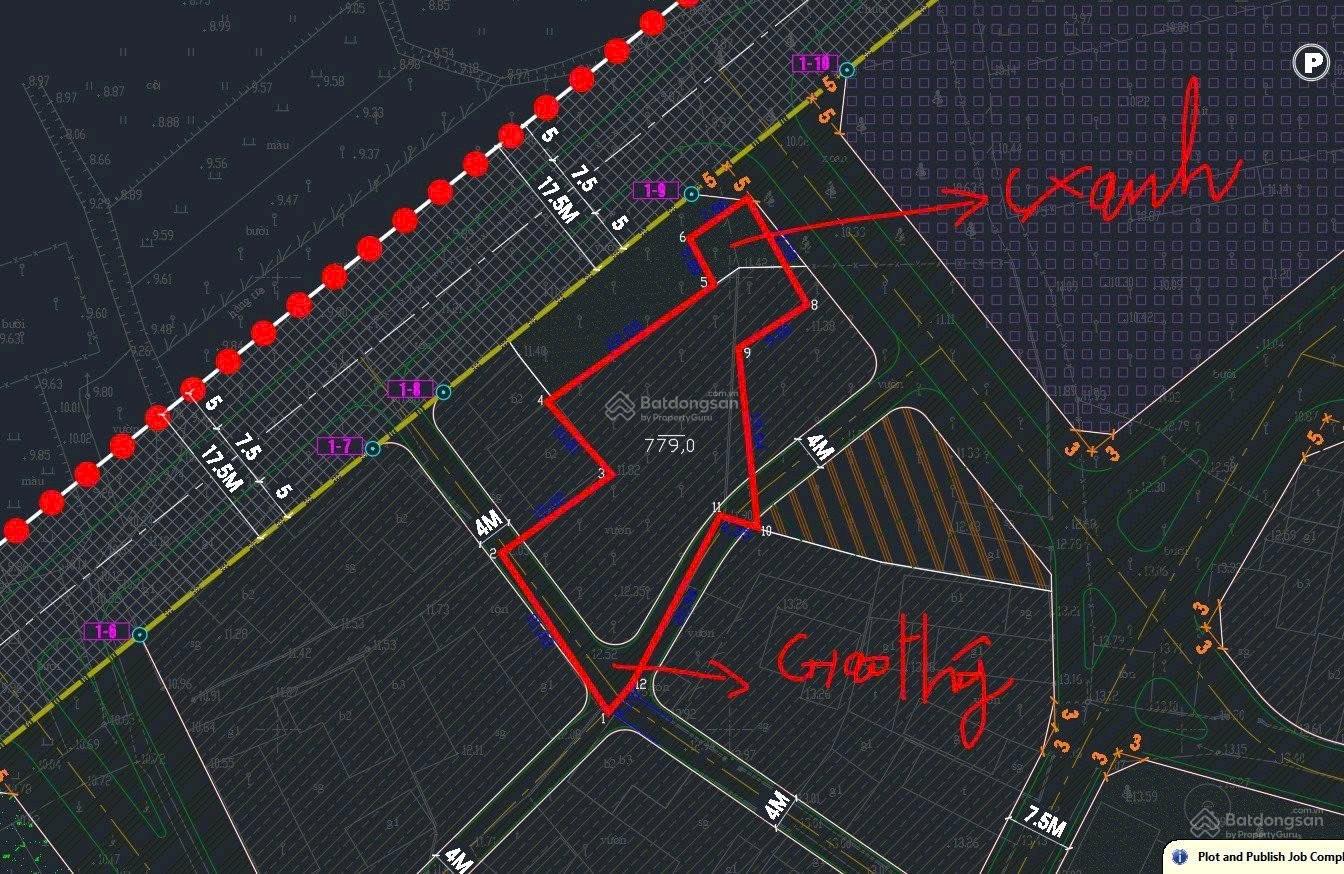 Cần tiền bán cắt lỗ - 779m2 thổ cư tặng 216m2 lưu không - Cán Khê Nguyên Khê Mt 21 ô tô tránh nhau