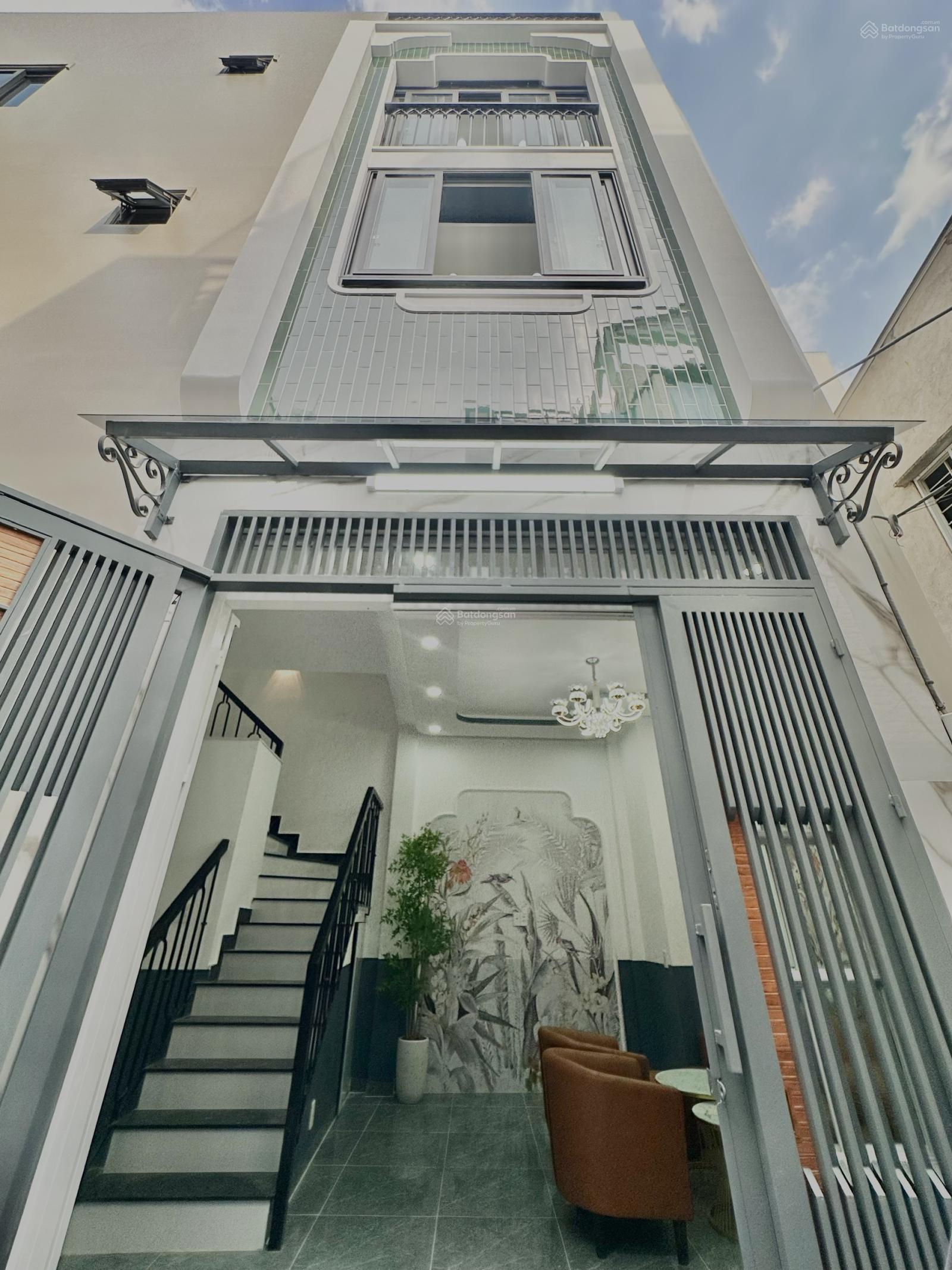 Nhà bán 3 Tầng + ST xây mới 100%-4,5 x 10,5-47m2-4 Pn,3Wc-NT cao cấp hẻm 157 Dương Bá Trac P1Q8 cũ