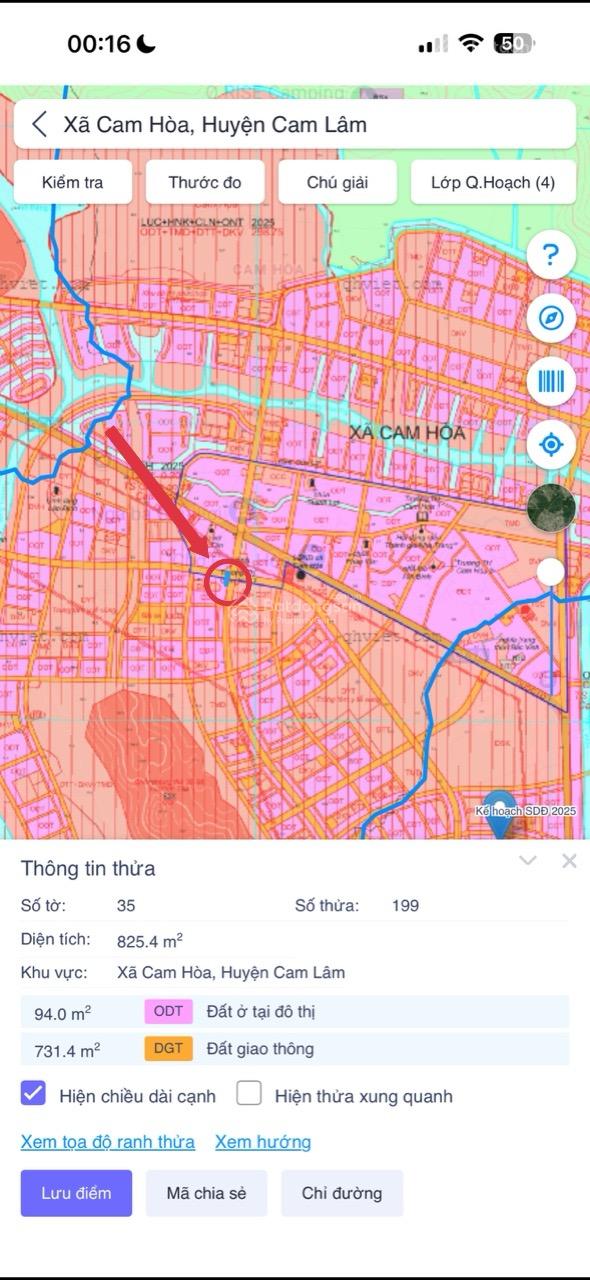 Chỉ 1,6 triệu/m2 đất thổ khu dân cư, giá tốt