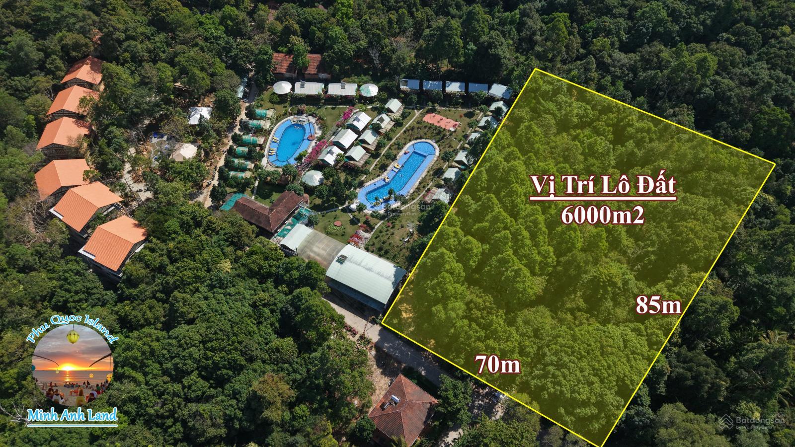 Bán 2000m2, 3000m2 trong làng resort Cửa Lấp. Kinh doanh du lịch cực kỳ tốt, cho thuê full phòng