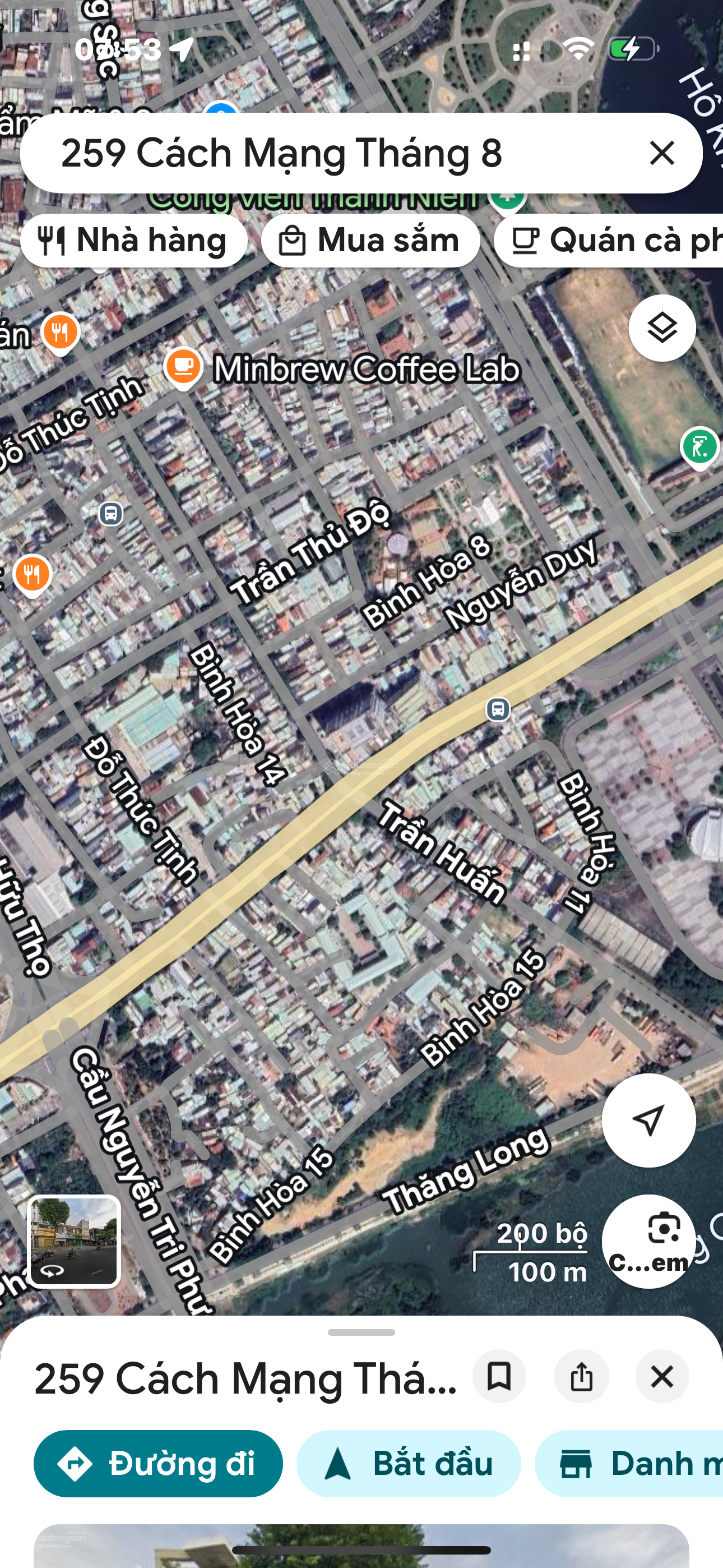 Bán 2 lô liền kề đường Cách Mạng Tháng Tám - Vị trí thích hợp làm công ty - xây căn hộ