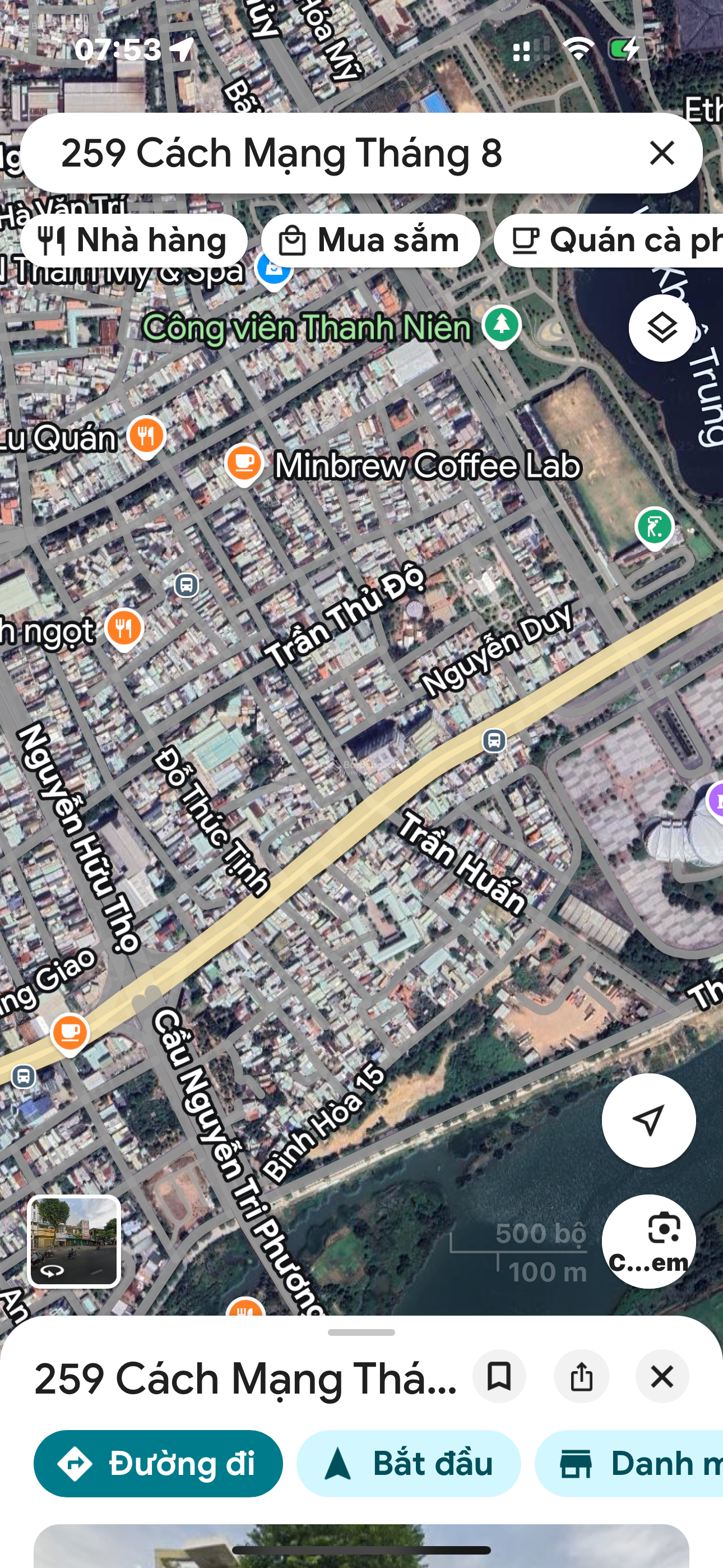 Bán 2 lô liền kề đường Cách Mạng Tháng Tám - Vị trí thích hợp làm công ty - xây căn hộ