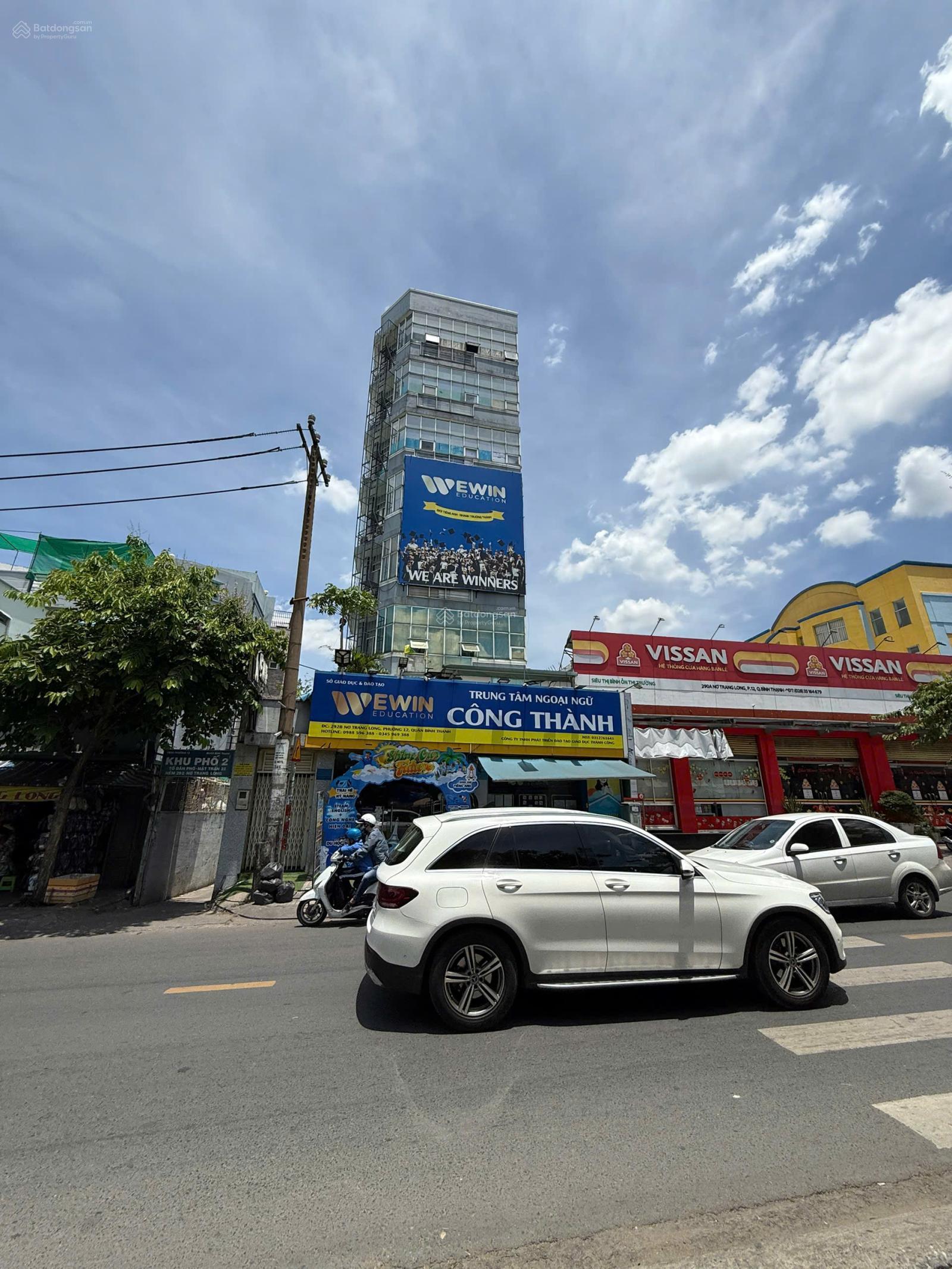 40 tỷ về 33 tỷ TL!Góc 2 Mặt Tiền Nơ Trang Long - DT:9.8x16.3m. - 9 tầng - HĐT: 110 triệu/tháng