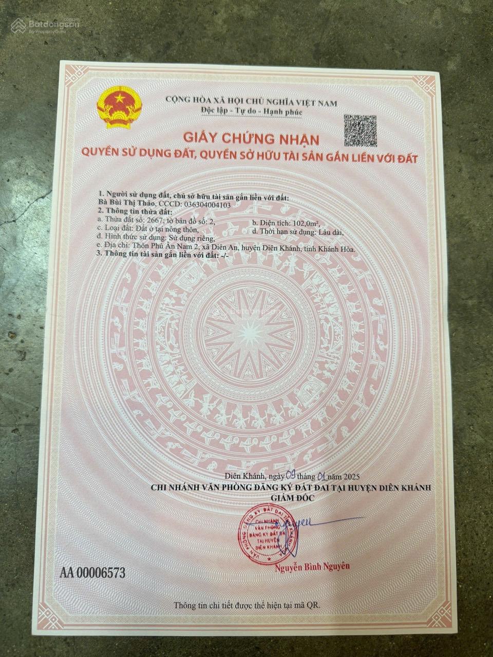 Tổng Hợp Mấy Lô Đất Phú An Nam 2 Diên An Diên Khánh Ngang 6m Sổ Đỏ Riêng Xây Dựng Tự Do