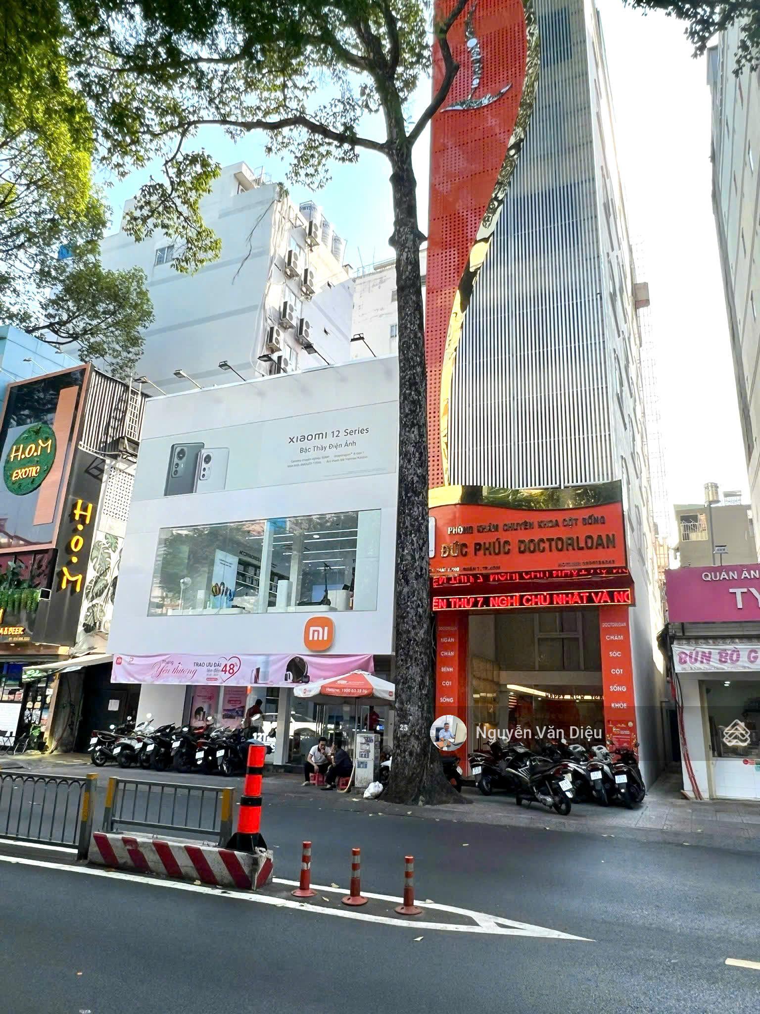Siêu phẩm! Tòa Nhà góc 2 mặt tiền Đường Tôn Thất Tùng Quận 1 - DT 5.2x25m - Hầm 8 tầng - Giá 55 tỷ