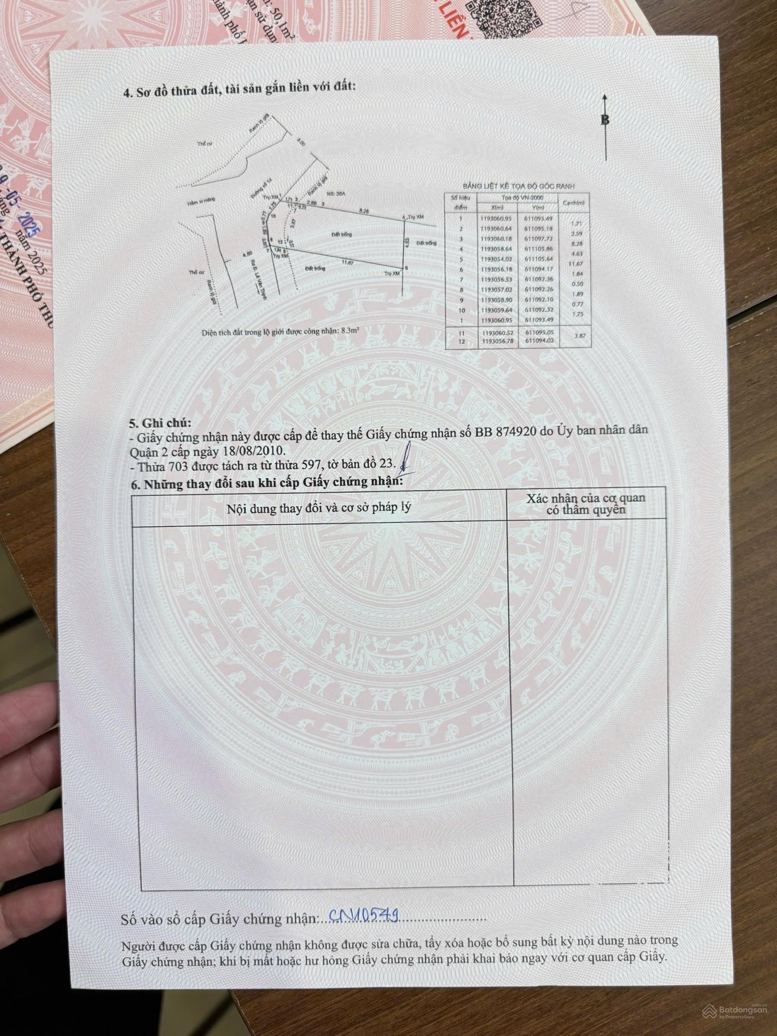 Cần bán 2 lô đất mt đường 14 ra Nguyễn duy trinh và lê văn thịnh phường bình trưng Tây Q2 cũ.