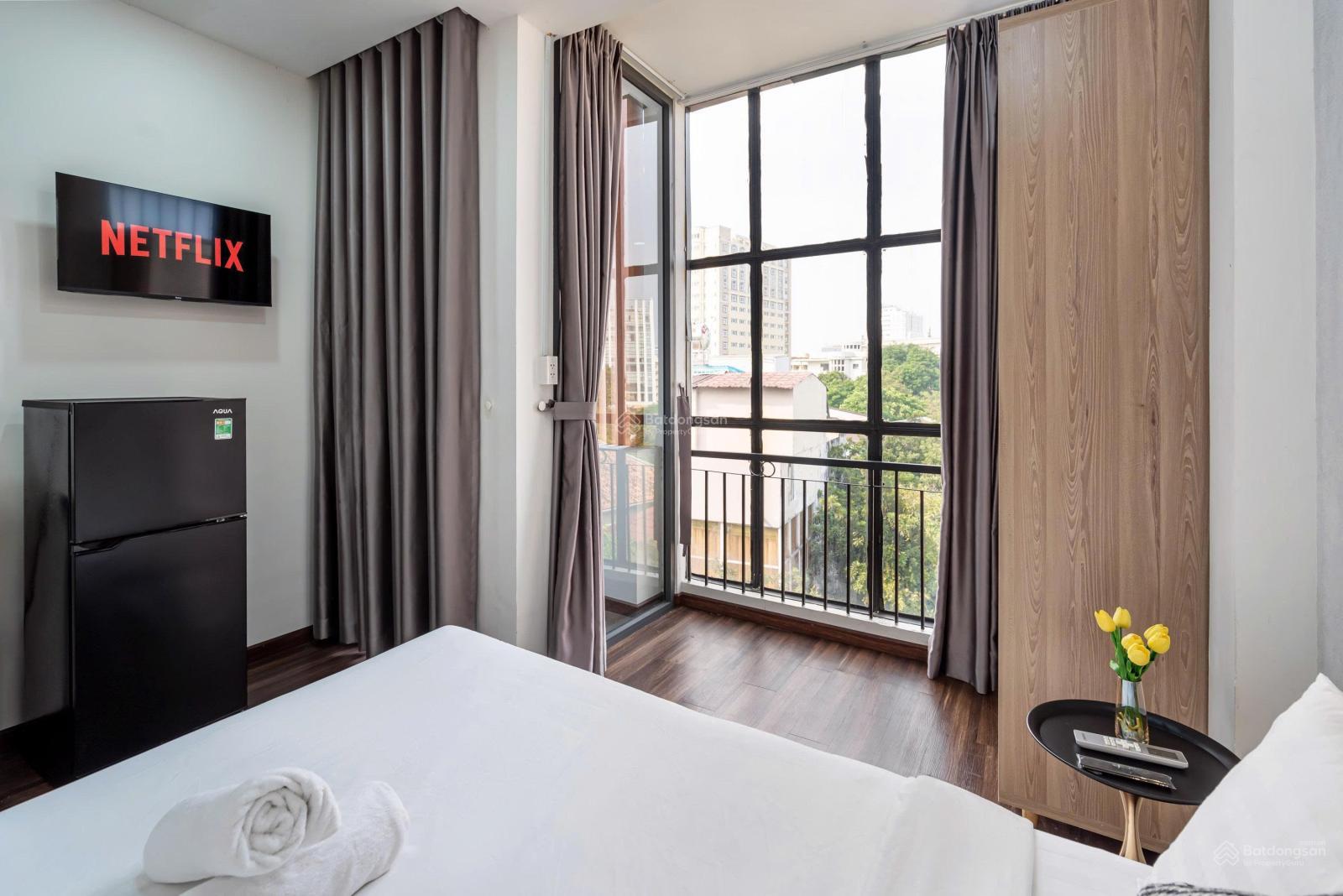 Toà 5 Tầng Thang Máy Lê Thị Hồng Gấm Cho Thuê CHDV VIP Quận 1, DT 102m2 Ngang 6.2m, SHR, Chỉ 33 Tỷ