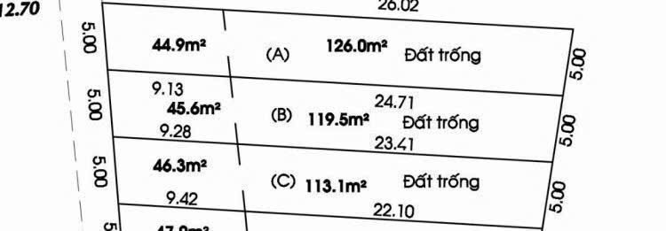 BÁN 2 SỔ MẶT TIỀN TRẦN VĂN MƯỜI 15x37m GIÁ 28ty