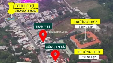 BÁN ĐẤT MẶT TIỀN TRUNG LẬP- VỊ TRÍ TRUNG TÂM - TIỀM NĂNG CAO