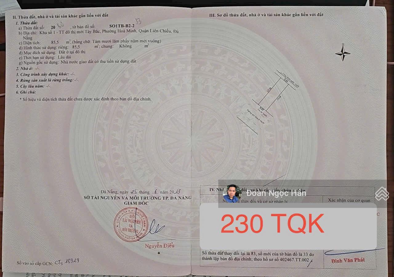 MT Trần Quý Khoách - tặng 5 phòng trọ, giá tốt đầu cơ trước tết ạ