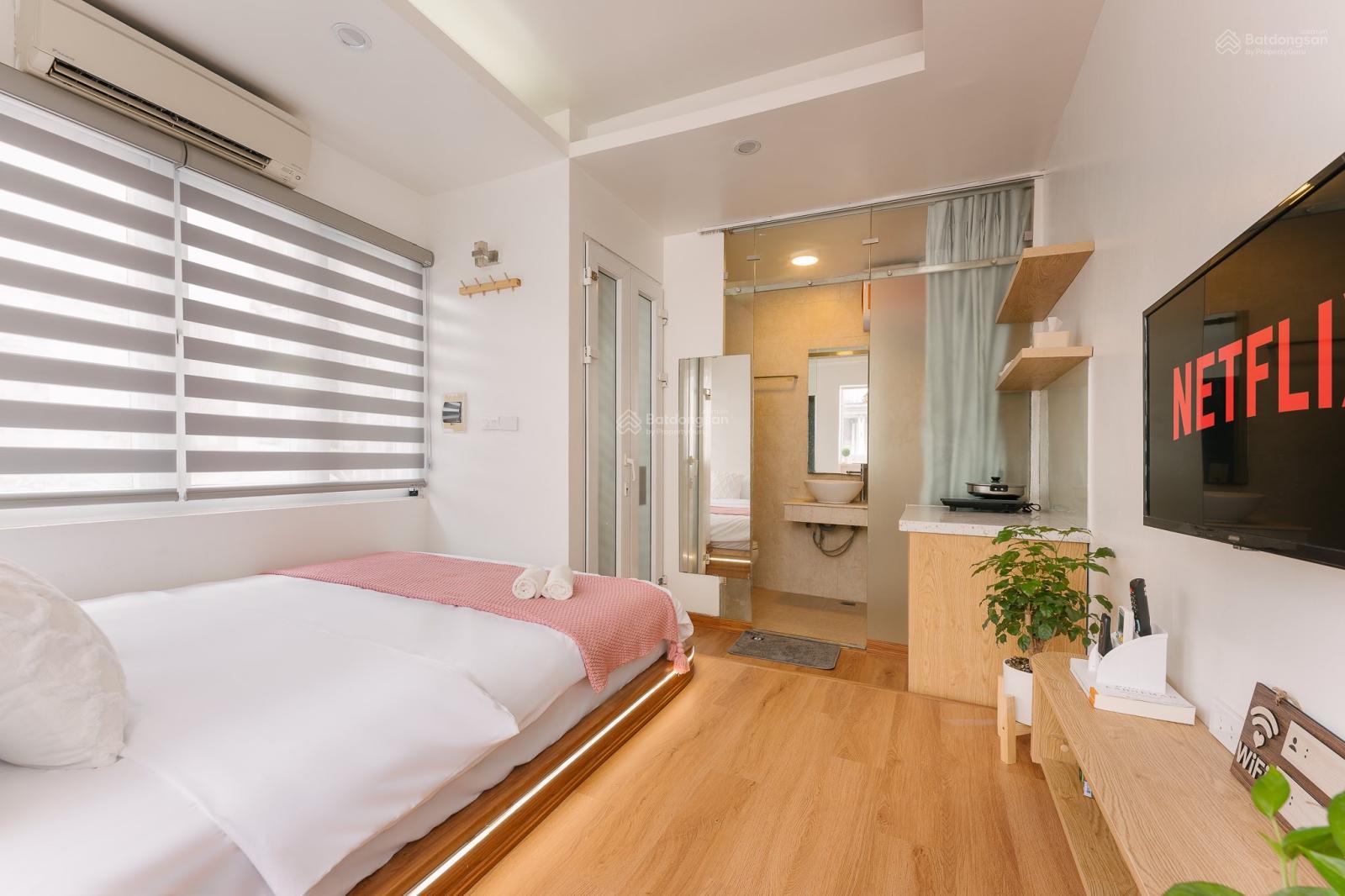 Tòa CCMN Minh Khai, 1 nhà ra ô tô, dòng tiền ~ 1.1 tỷ, lô góc 2 thoáng, 76m*6T*15P, thang máy, PCCC