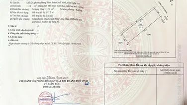 BÁN ĐẤT MẶT ĐƯỜNG KINH DOANH HỒ SỸ DƯƠNG HƯNG BÌNH TP VINH