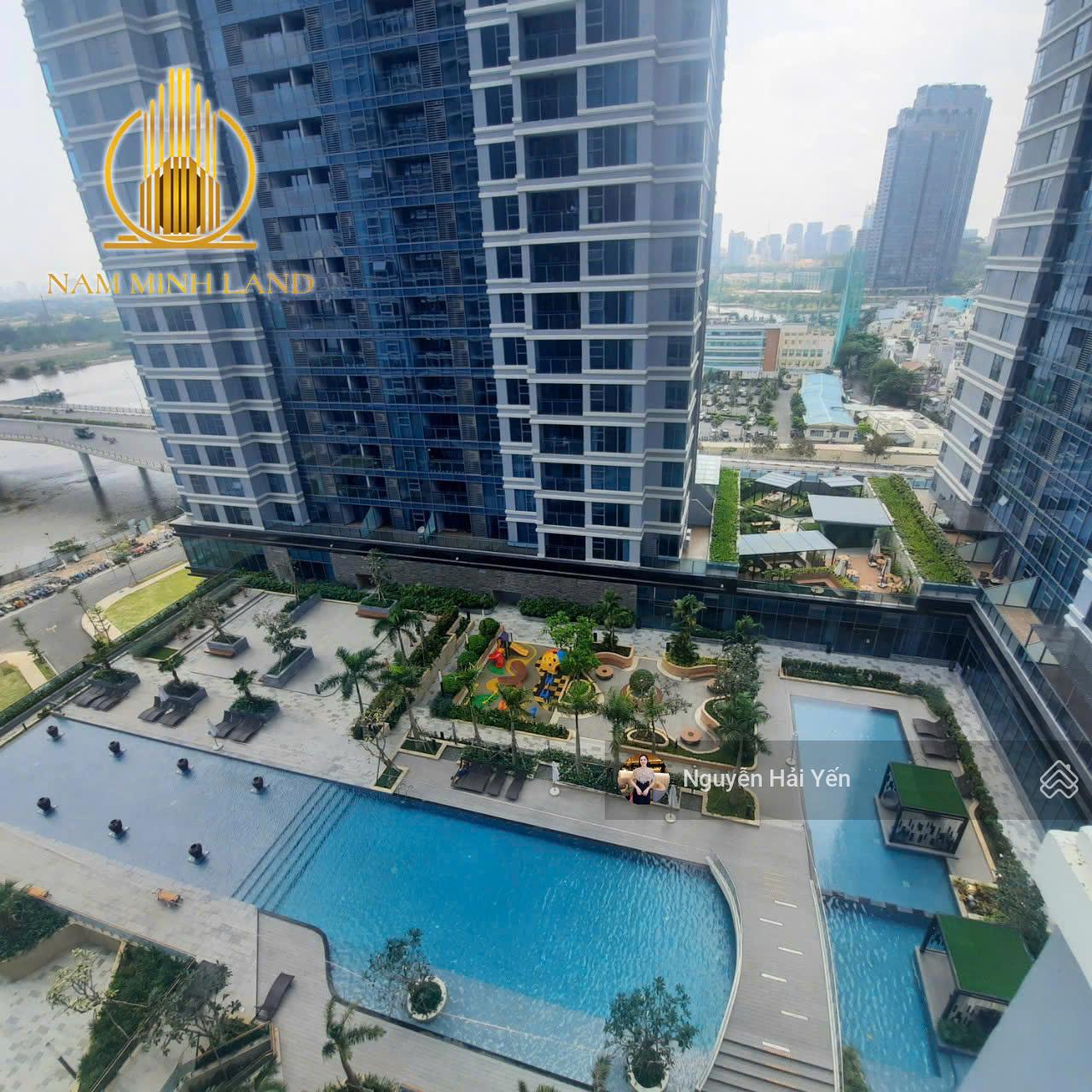 Hải Yến Nam Minh Land - cho thuê căn hộ Sunwah Pearl 2 phòng ngủ 107m2, view sông Sài Gòn + nội khu