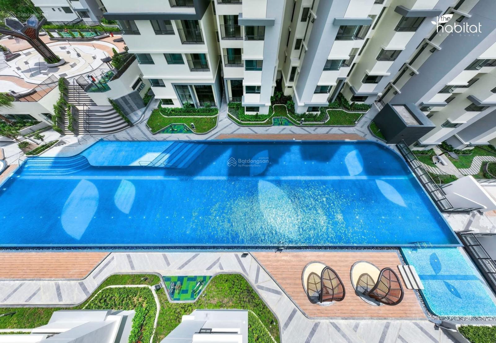 Cho thuê Habitat GĐ 3 - 2PN - 2WC - ban công - full nội thất - bao phí quản lý