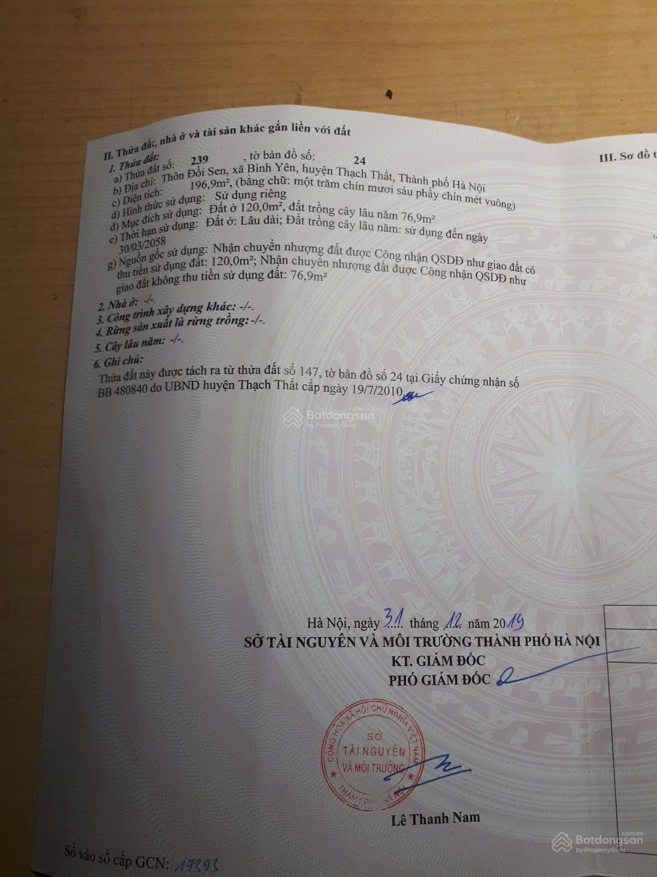 Đất Đẹp Giá Đầu Tư Trục Chính Thôn Đồi Sen Xã Bình Yên, Thạch Thất, Hà Nội