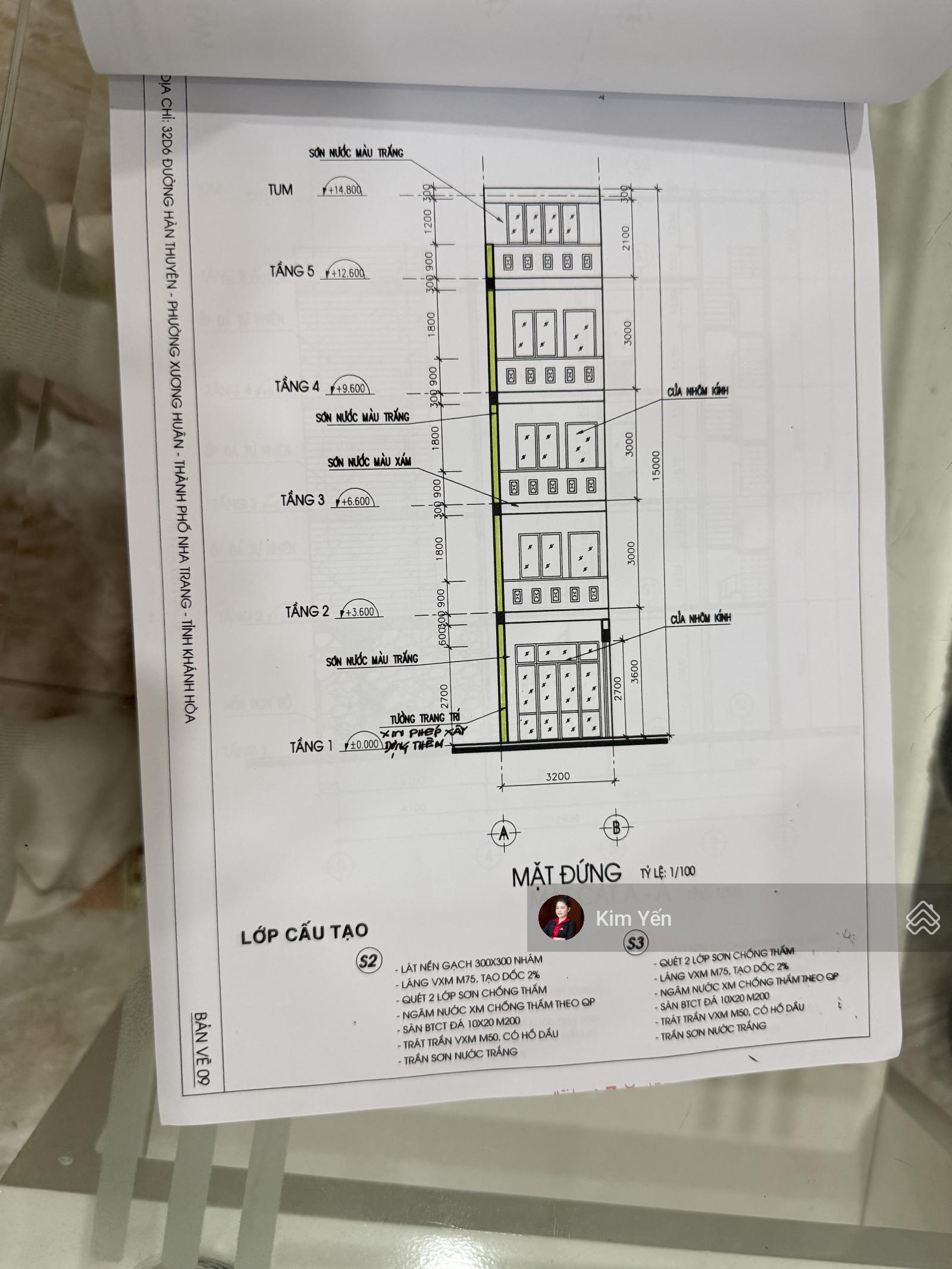 Bán nhà hoàn thiện thô Mỹ Gia gói 5 - Thái Hưng Nha Trang