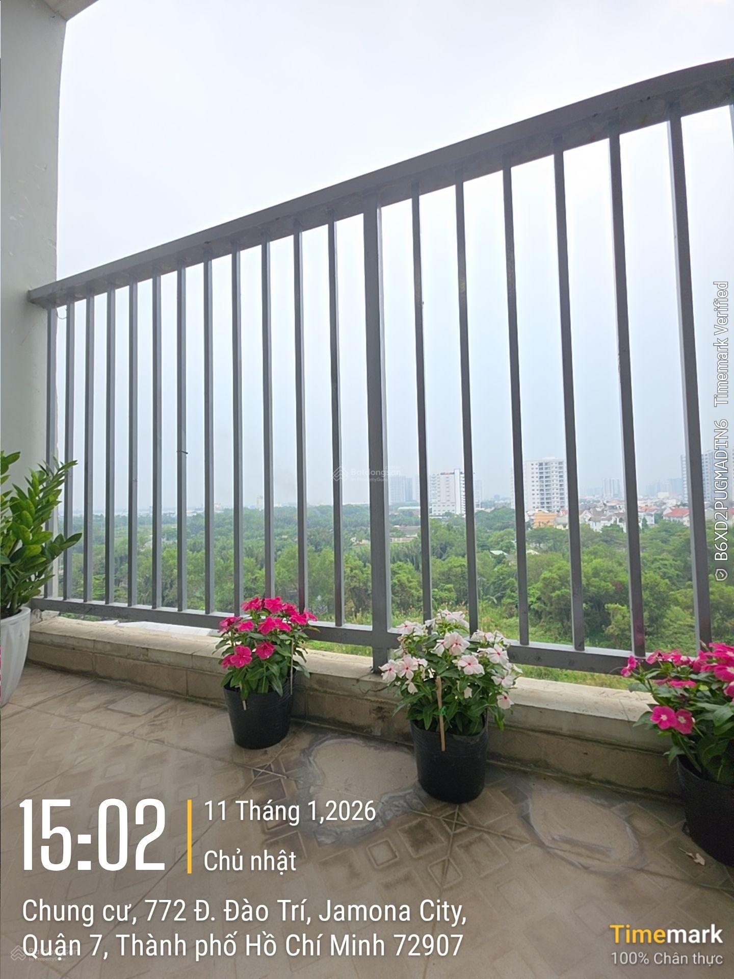 Bán căn hộ Jamona City Đào Trí full nội thất, view thoáng tầng cao DT 73m2 2PN 2WC sổ hồng riêng