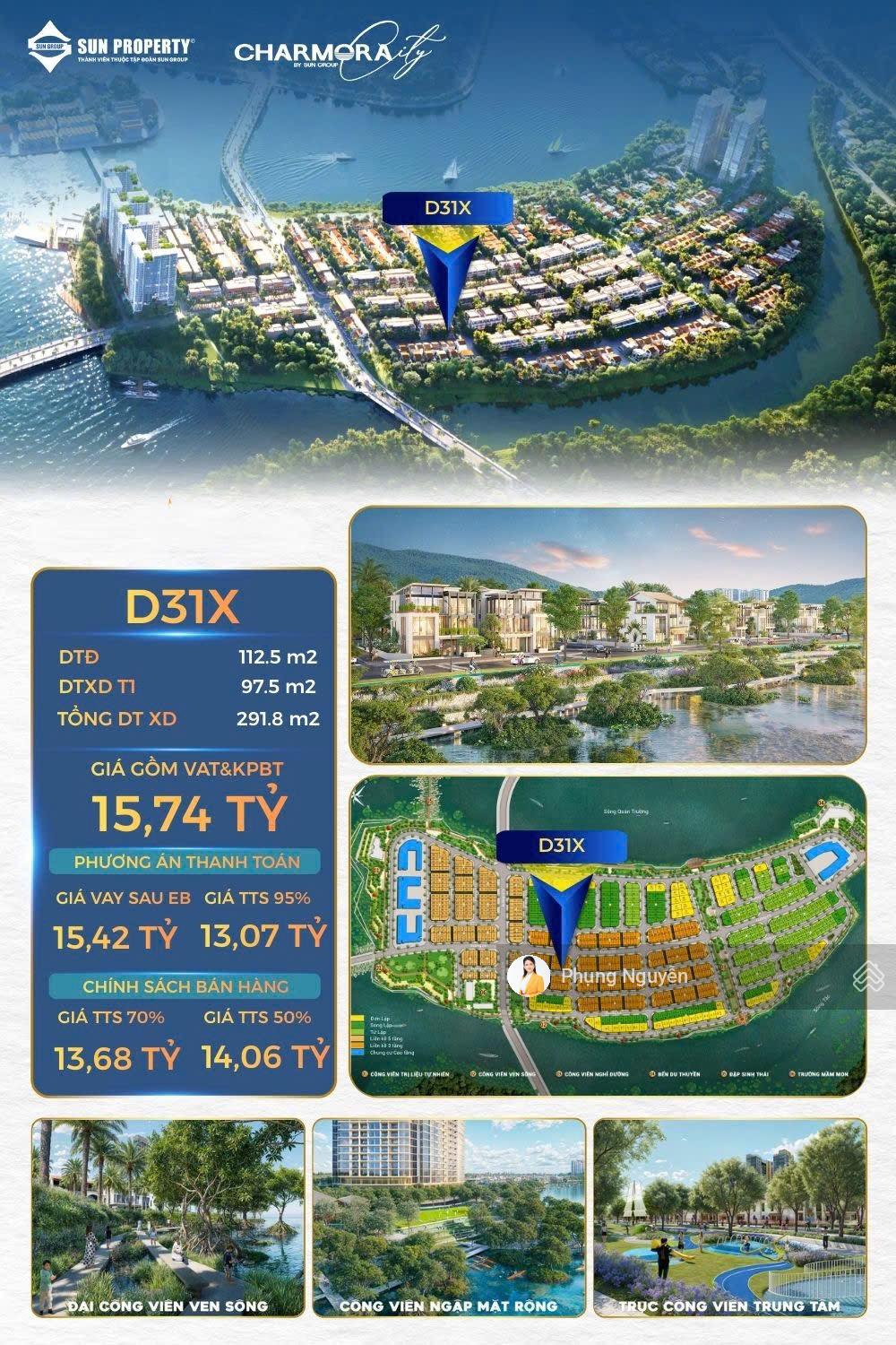 MỞ BÁN CÁC CĂN THẤP TẦNG ĐẢO 3 DỰ ÁN CHARMORA CITY SUN GROUP NHA TRANG. 0868 674 ***