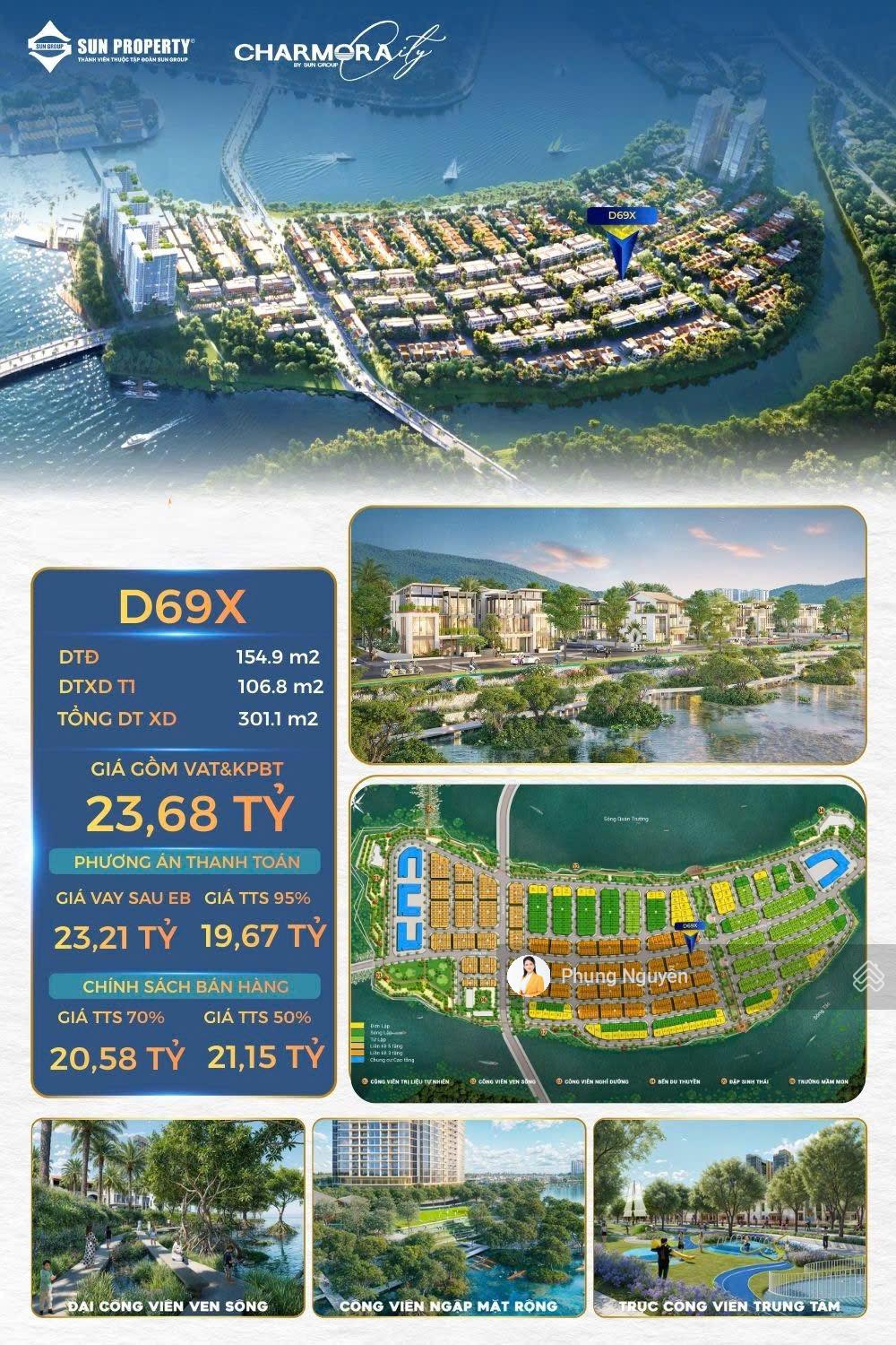 MỞ BÁN CÁC CĂN THẤP TẦNG ĐẢO 3 DỰ ÁN CHARMORA CITY SUN GROUP NHA TRANG. 0868 674 ***