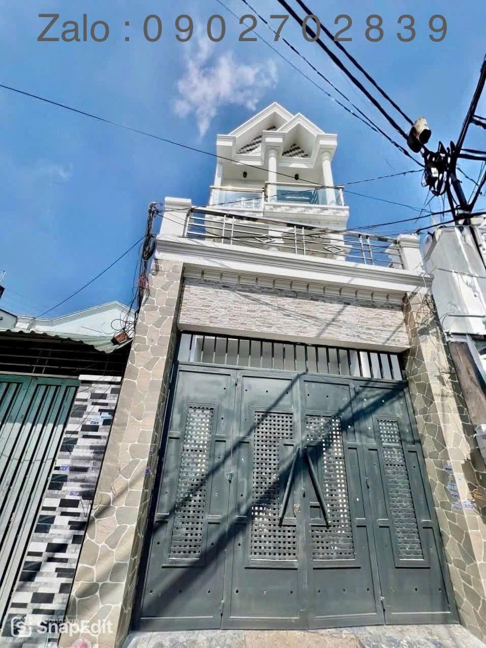 Bán nhà 4x19m.Đúc 3 tấm hẻm ô tô thông Đường Nguyễn Thị Búp,phường Tân Chánh Hiệp.Q12