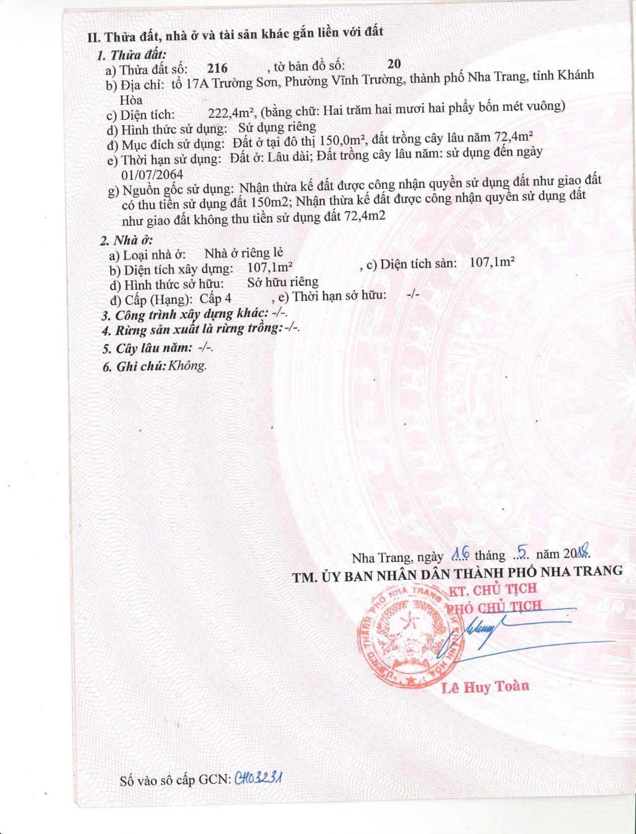 Bán đất tặng nhà 3 mặt tiền đường trường sơn nha trang khánh hòa