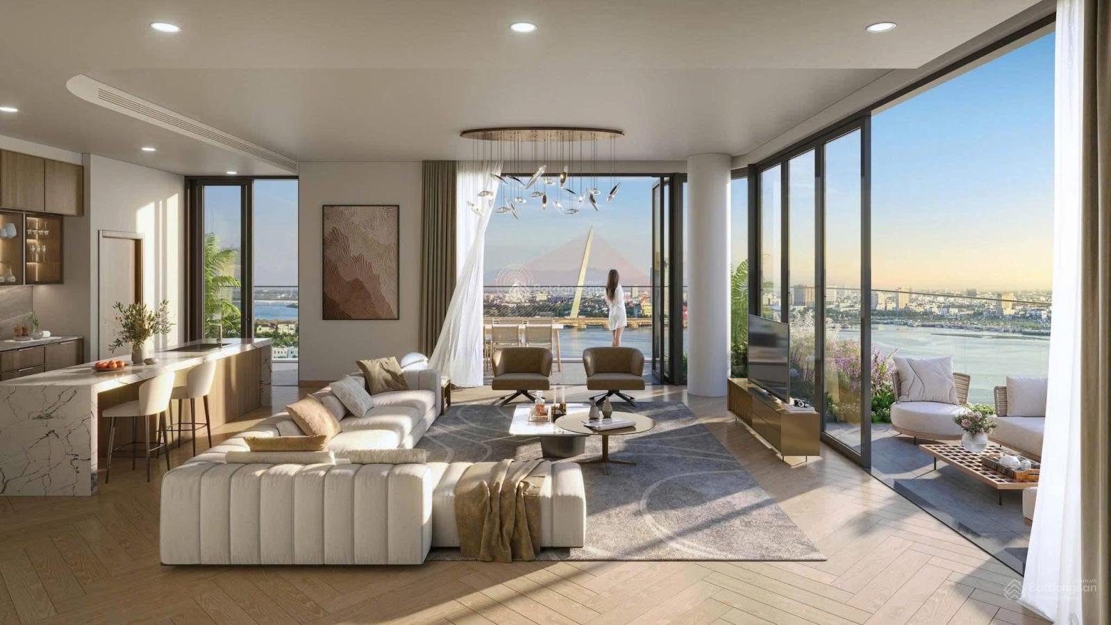 Bán căn hộ cao cấp mặt đường Võ Văn Kiệt _ Cạnh Cầu Rồng sát biển Mỹ Khê. 74m2/2PN - 7,6 tỷ