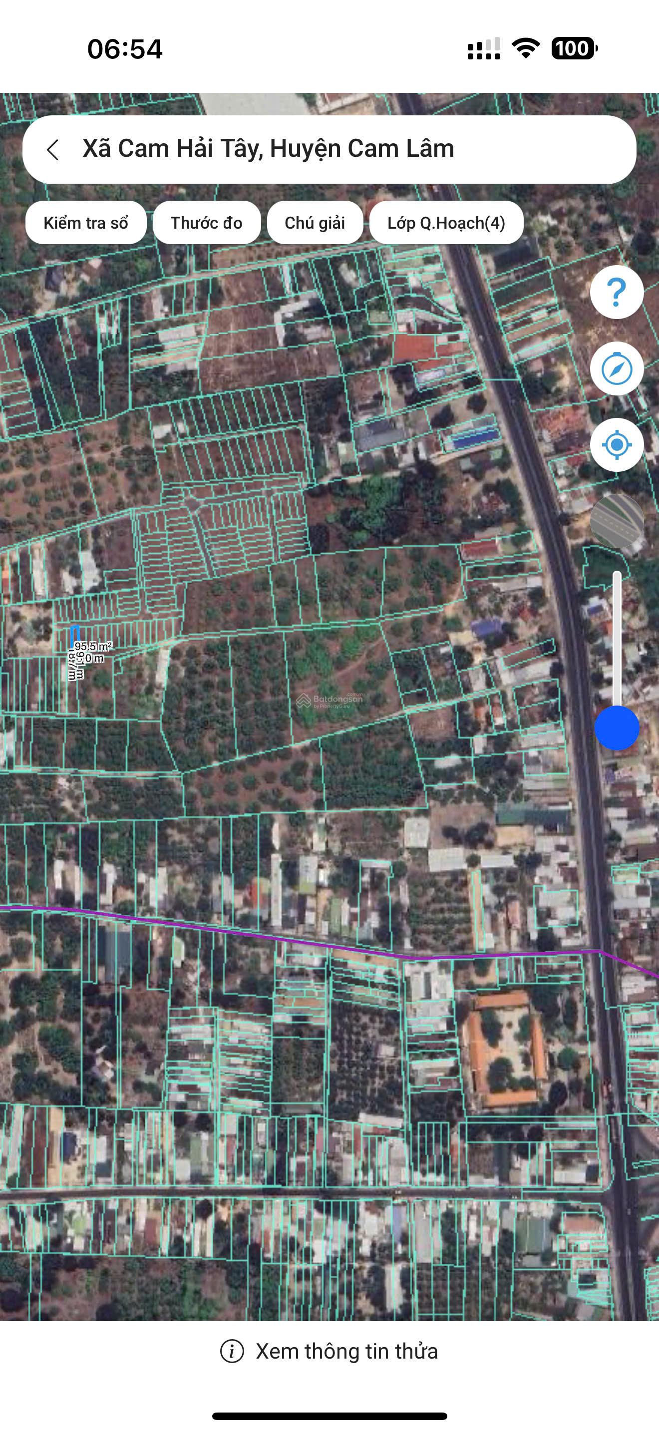 Bãi Giếng 2 Cam Hải Tây Cam Lâm | 94m² (5x19) | 750 triệu