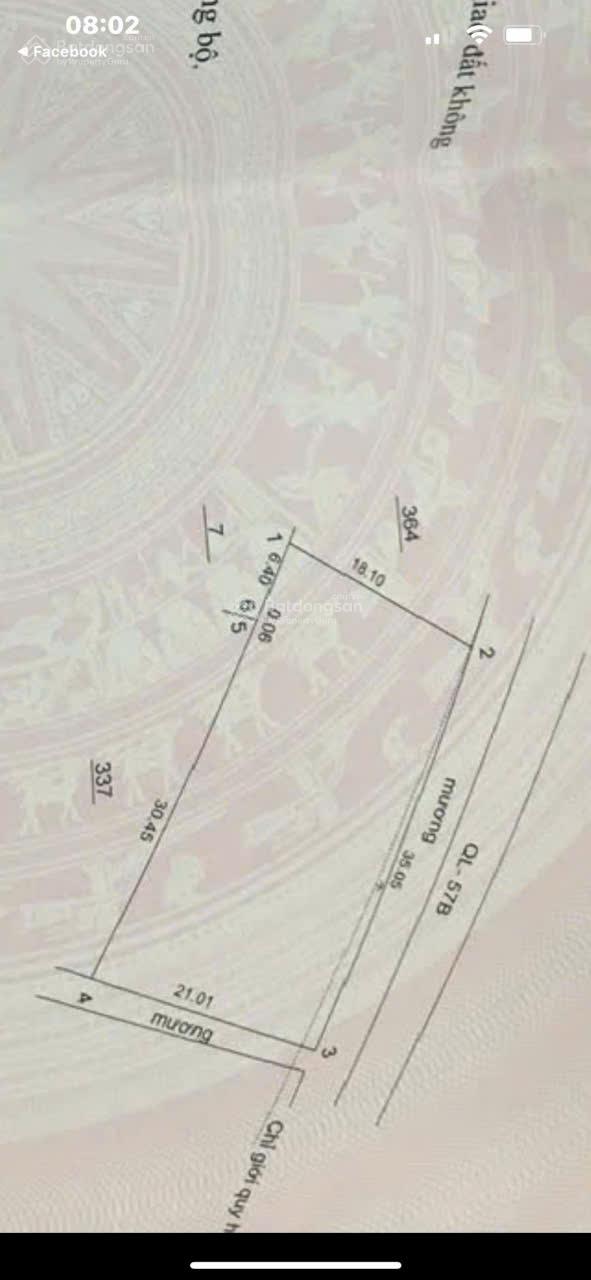 BÁN GẤP ĐẤT MẶT TIỀN QUỐC LỘ 57B, LONG HÒA, BÌNH ĐẠI, BẾN TRE