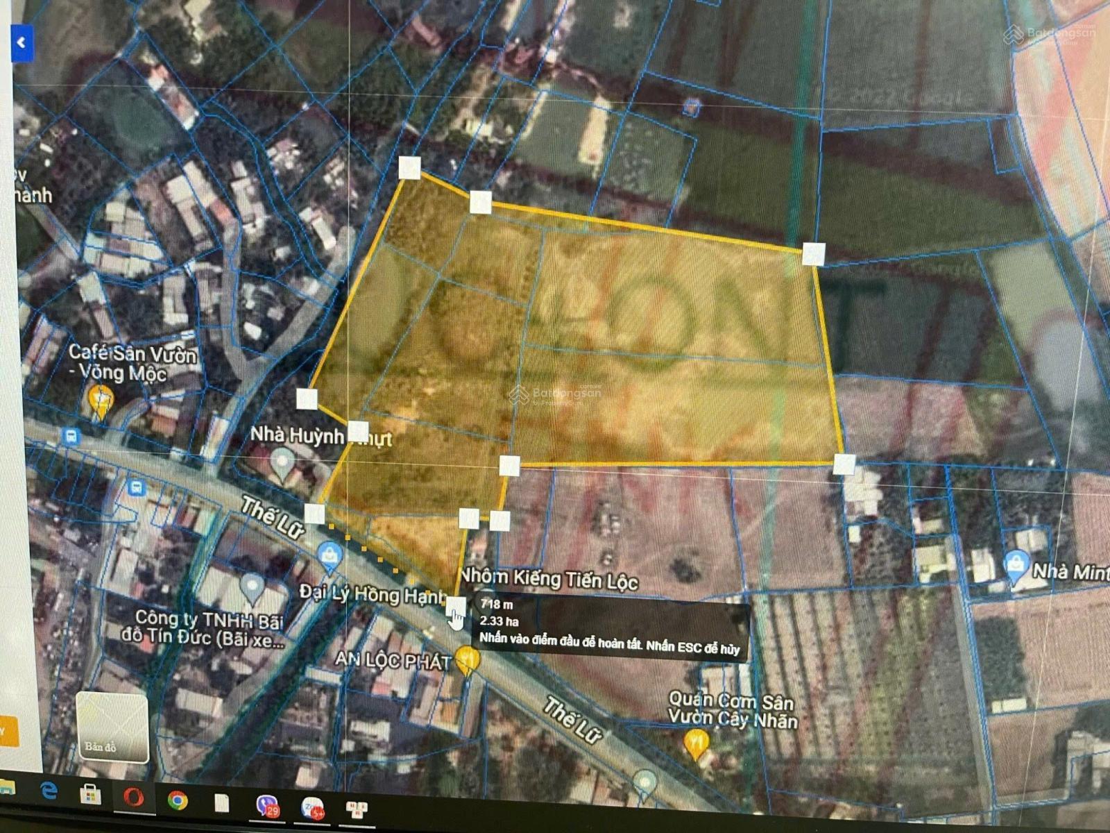 Lô đất nằm tại khu trung tâm rất tiện làm chung cư hoặc phân nền