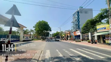 Đất mặt tiền đường Đồng Cây Viết - gần trường Trung học cơ sở Phú Mỹ - Cao Đẳng Việt Hàn