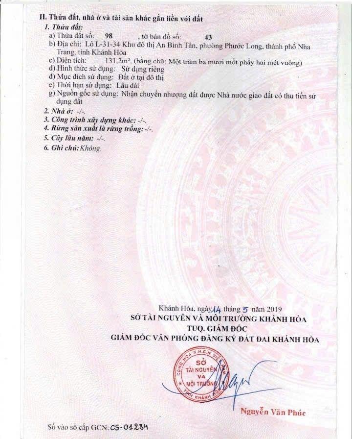 Lô góc sổ hồng đối diện công viên An Bình Tân