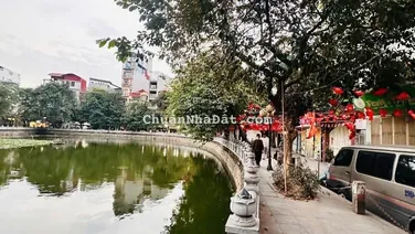 BÁN NHÀ MẶT PHỐ KHƯƠNG THƯỢNG ĐỐNG ĐA VIEW HỒ Ô TÔ ĐỖ CỬA VÀO NHÀ DT74M 4 TẦNG MT 5,6M GIÁ 28 TỶ