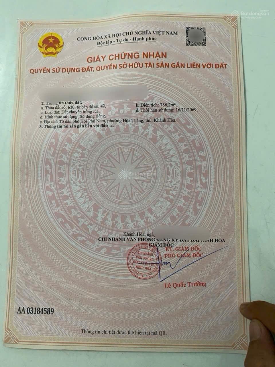 Chính chủ mở bán lock 6 lô TDP Hội Phú Nam, P. Hoà Thắng chỉ từ 3xxtr/lô