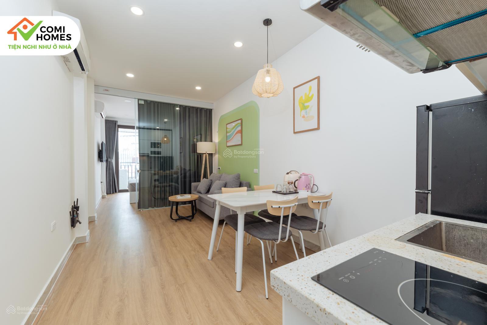 Cho thuê căn hộ 1N1K full nội thất diện tích 45m2 tại Chùa Hà, trung tâm quận Cầu Giấy