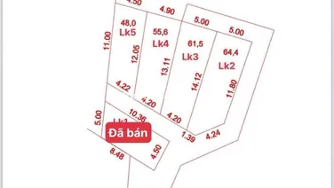 CHÍNH CHỦ RA HÀNG F0 ĐẤT CÔNG LUẬN 1, VĂN GIANG Diện tích 55,6m2 vị trí hiếm, tiềm năng sát dự Án