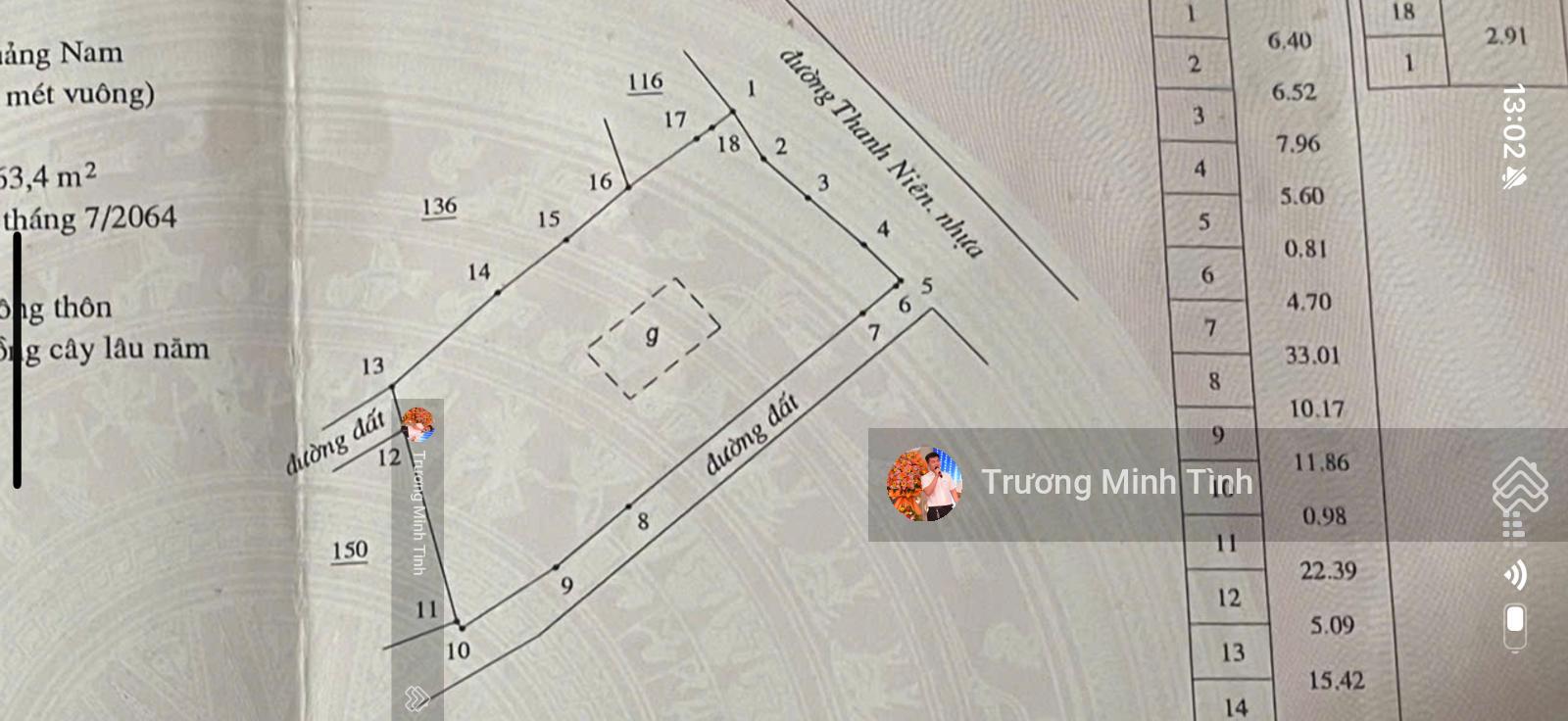 Bán đất tại Đường Thanh Niên, 7,8 tỷ, 3310m2 giá quá tốt để đầu tư, bán nhanh trong tuần