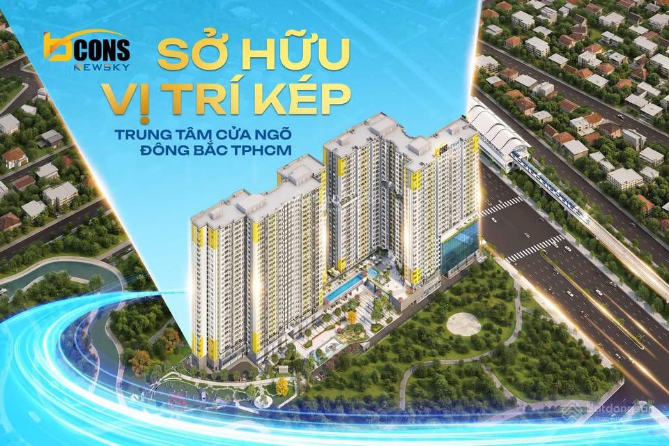 Bcons NewSky ~ 50 triệu/m căn 55m 2PN 2WC giá khoảng 2,95 tỷ (đã VAT)