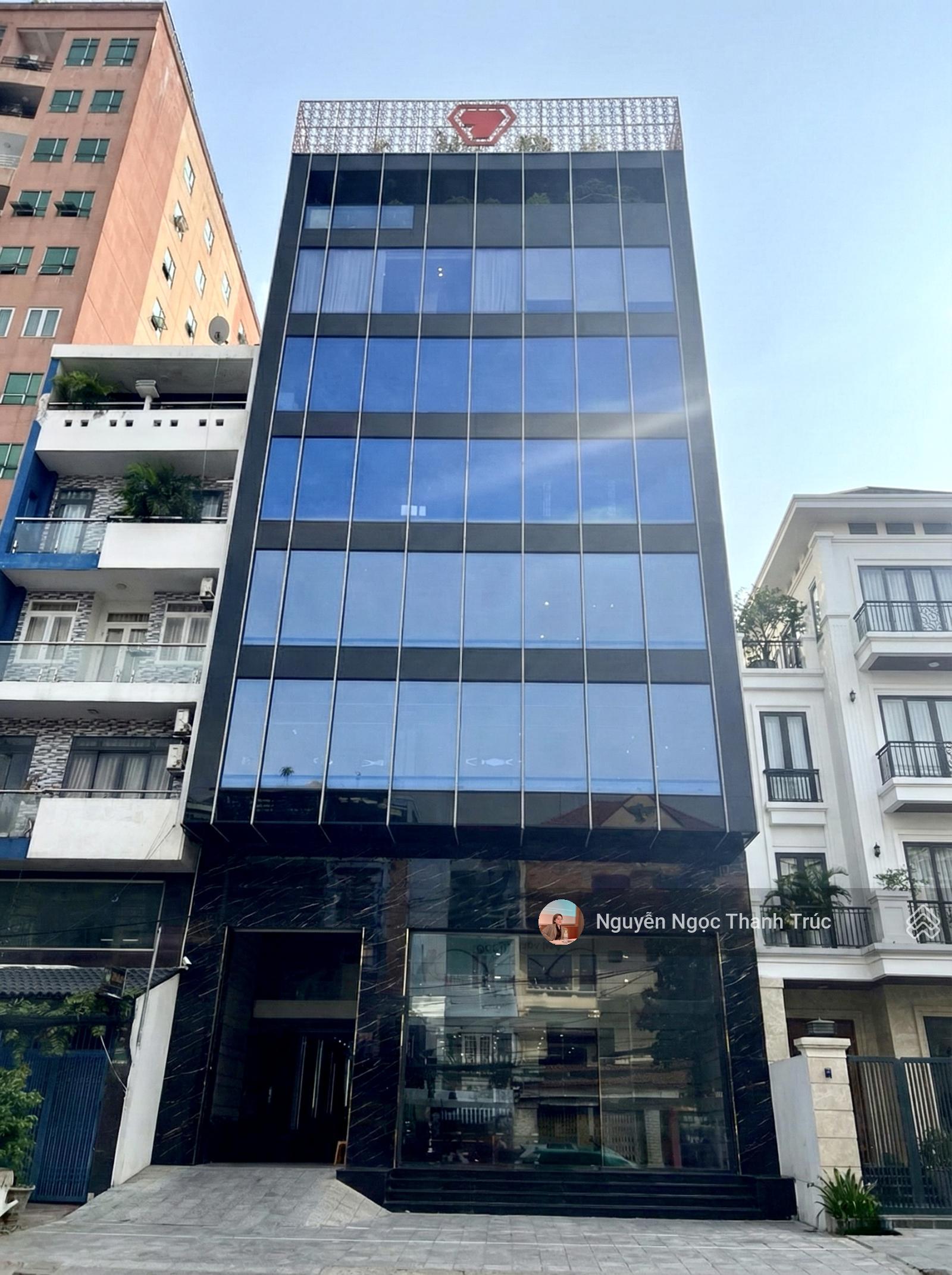 Toà nhà mới xây mặt tiền Đinh Bộ Lĩnh - Bạch Đằng Bình Thạnh - hầm + 6 lầu thang máy