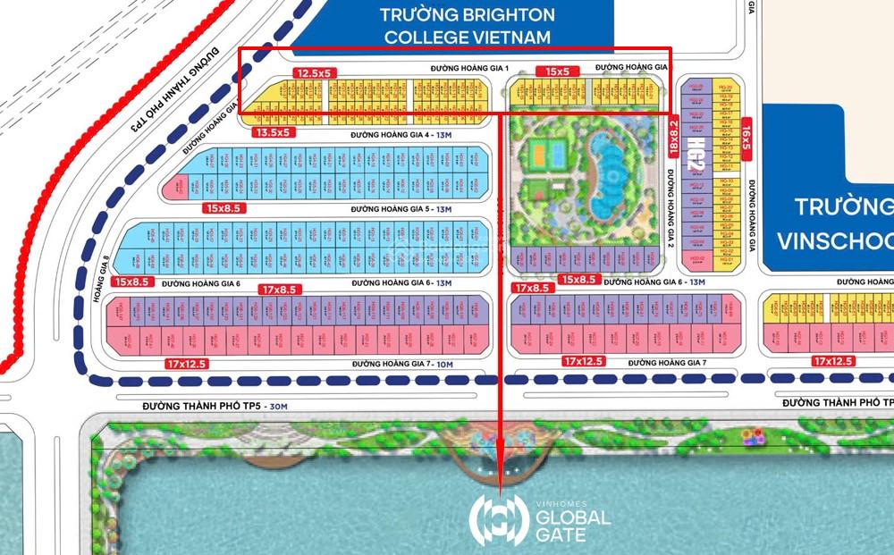 Chính chủ bán liền kề HG1 - 01 Vin Cổ Loa 65 tỷ